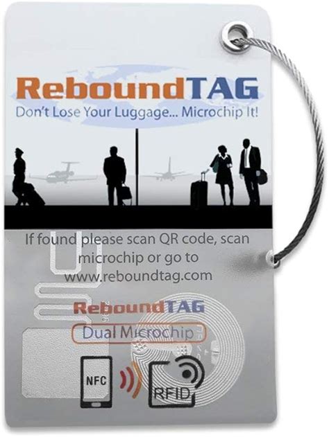 nfc luggage tags|ReboundTag .